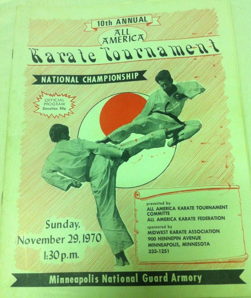1970 All America Karate Program